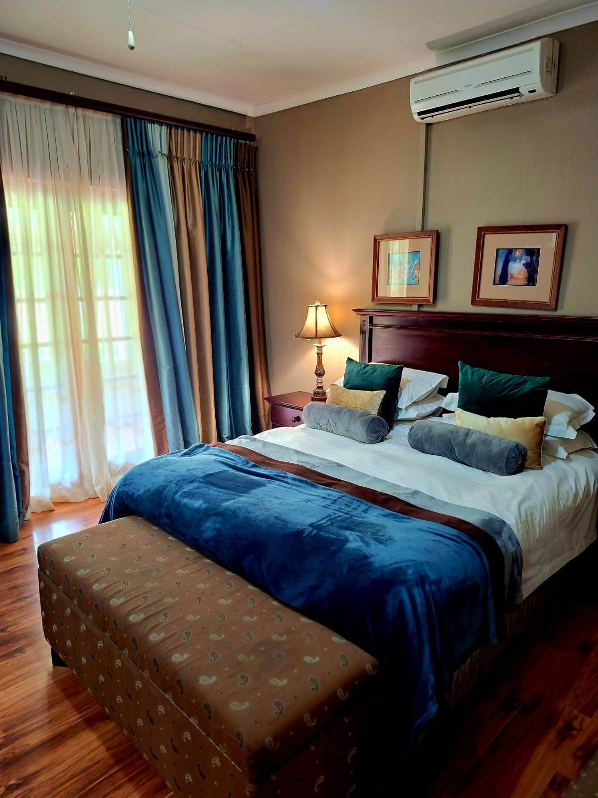 Bedroom in the Sage Suite