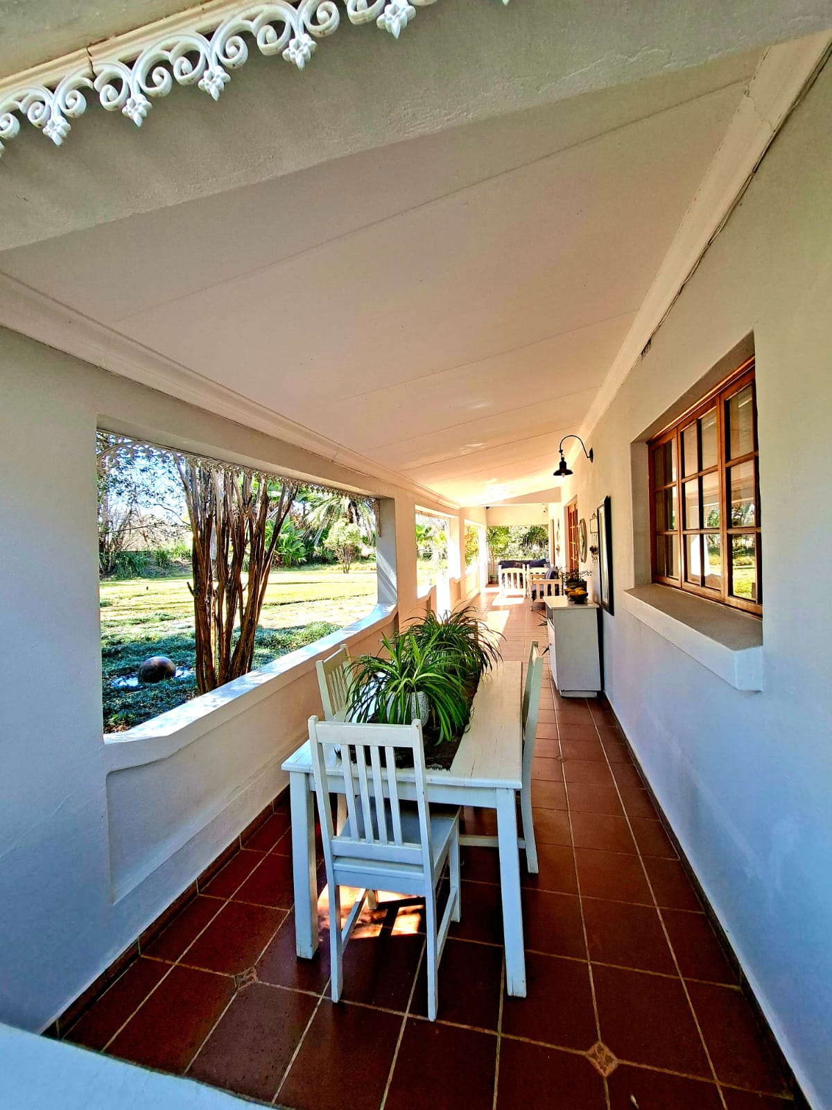 Veranda dining area